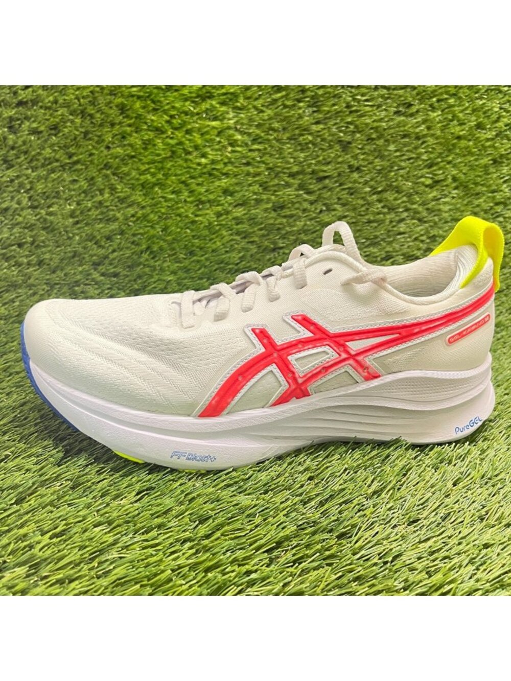Asics Gel-Kayan 32 Womens Size 9 White Red Athletic Running Shoes Sneakers - Picture 3 of 10